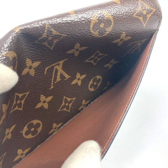 LOUIS VUITTON Brown Monogram Canvas Pouch - Picture 10 of 16